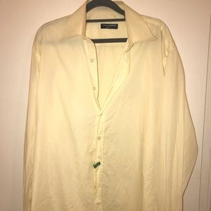 men’s d & g basics yellow dress shirt